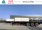 3 Axle Aluminum Flatbed Semi Truck Trailer 40ft