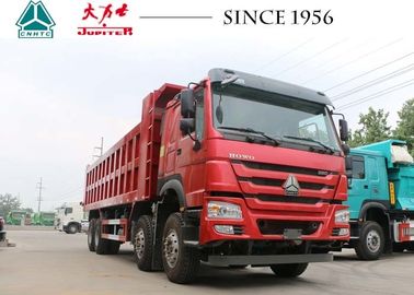 HOWO Tipper 6x4 Sinotruk Dump Truck , Dump Tractor Trailer 12 Wheeler For Quarry